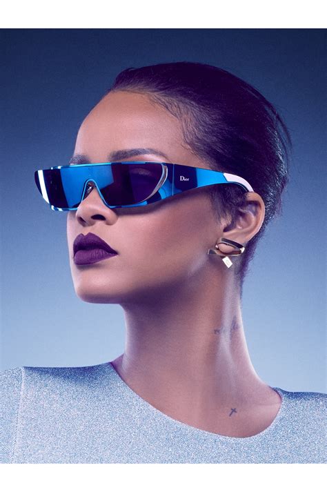 celebrities wearing dior sunglasses|Rihanna and Dior Collaborate on Sunglass Collection.